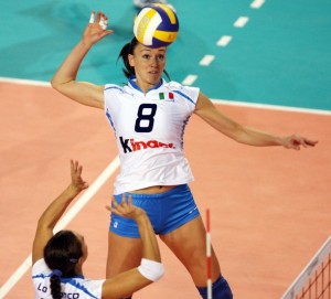 Italian Jenny Barazza plays during the s