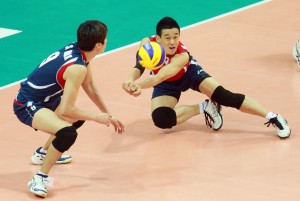 Korea has NO:05  YEO, OH-HYUN  the player by receive.