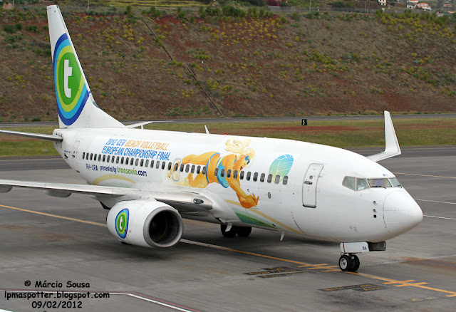 Transavia Volleyball Plane