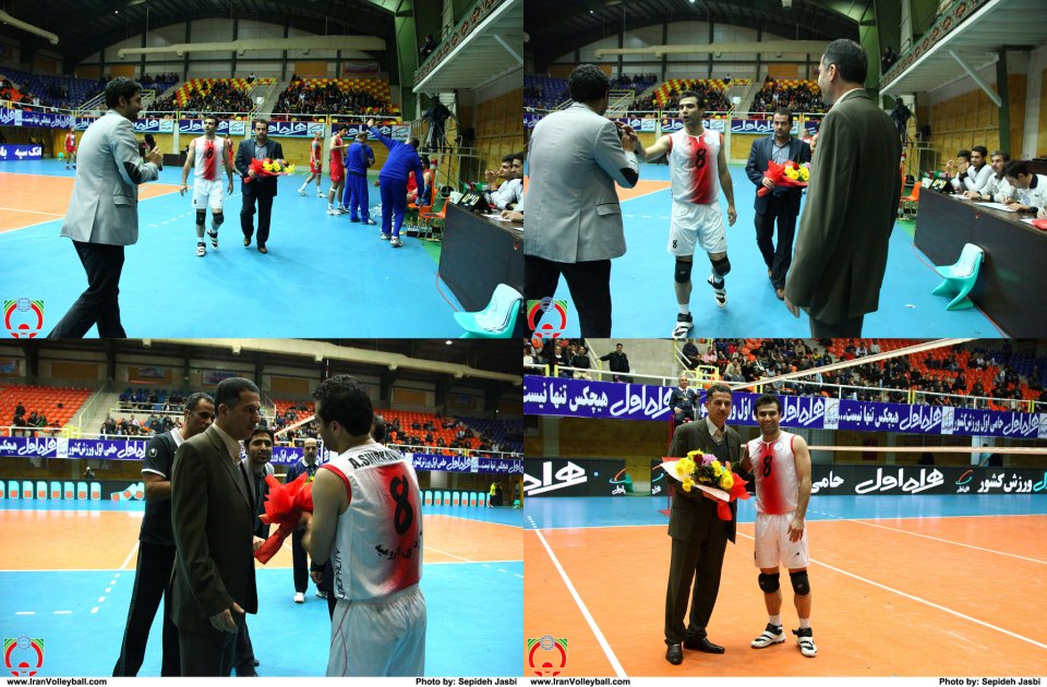 iran volleyball fight
