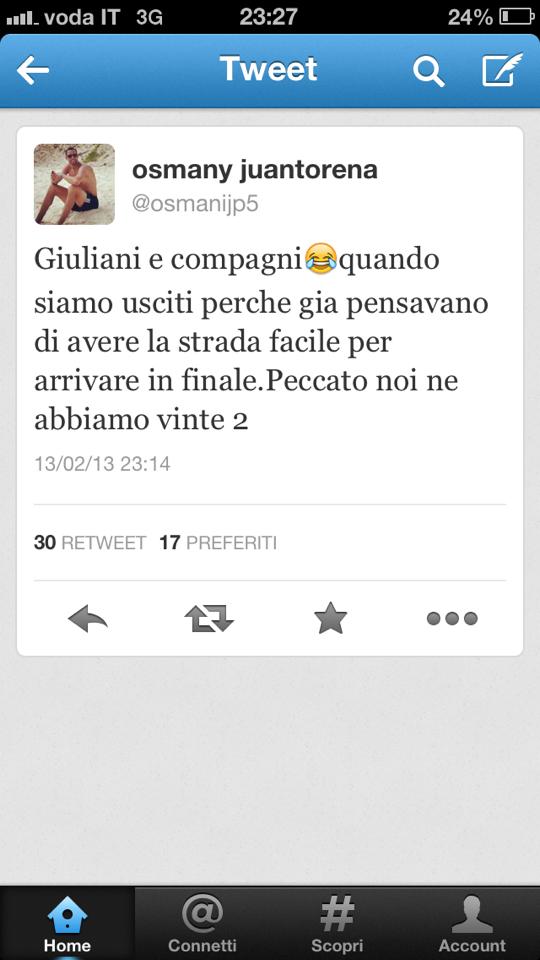 osmany juantorena twitter