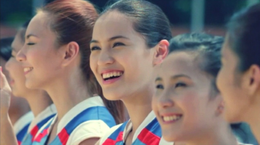 michelle gumabao Philippine Volleybelles in TV Commercial