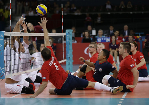 London Paralympics Sitting Volleyball