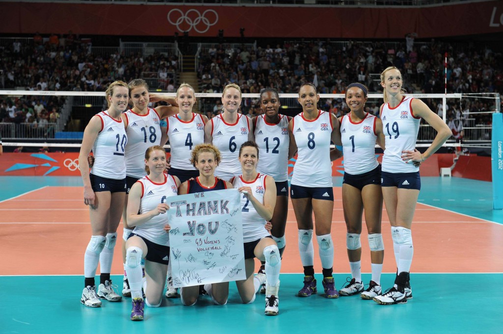 Thnak you Great Britain volleyball team Volleywood