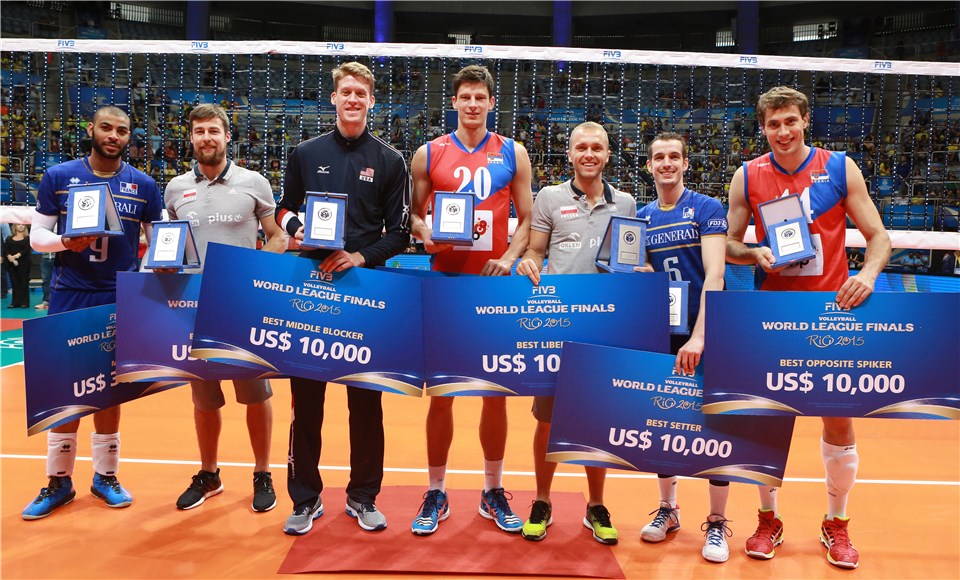 2015 fivb world league best players