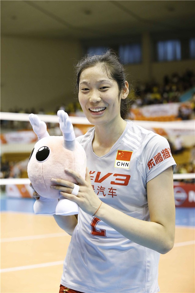 MVP Zhu Ting 2015 FIVB World Cup Best Players 3