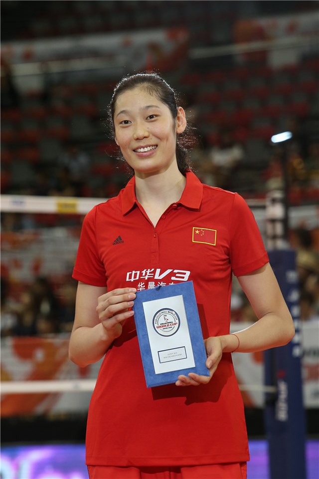 MVP Zhu Ting 2015 FIVB World Cup Best Players