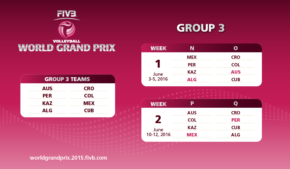 2016 FIVB Women's World Volleyball Grand Prix 3