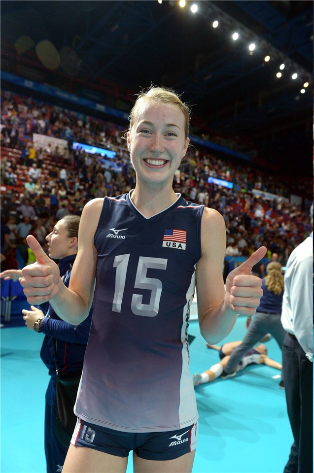 MVP kim hill usa volleyball player USA world champion