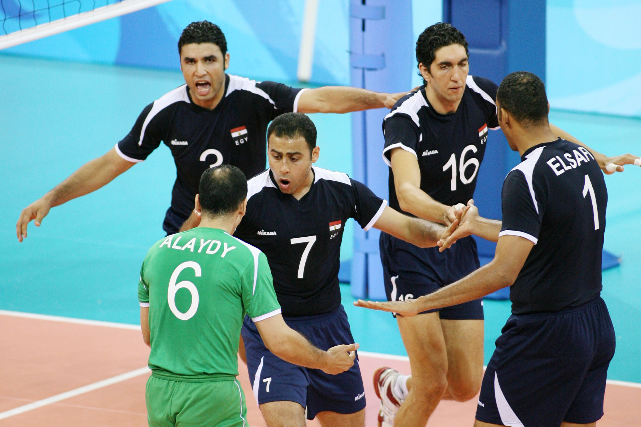 team Egypt celebrate