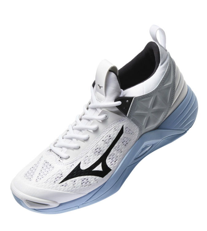 NEW Mizuno WAVE Momentum Low Volleyball Shoes V1GA1912 White Black With Tracking 