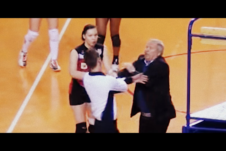 Official Attacks Volleyball Referee Volleywood